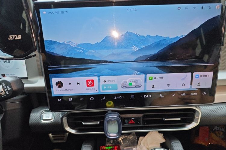 Used JETOUR Shanhai Traveler C-DM 2024 C-DM 129KM Wilderness Edition Audio And AC Panel
