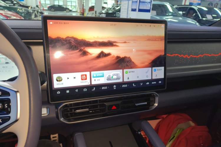 Used JETOUR Shanhai Traveler C-DM 2024 C-DM 208KM Mountain & Wilderness Edition Audio And AC Panel