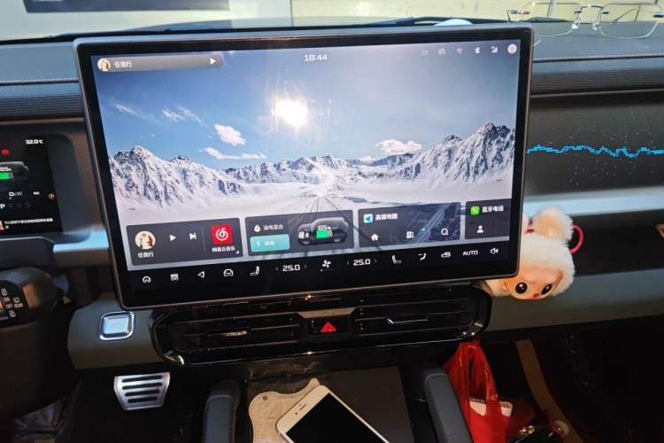 Used JETOUR Shanhai Traveler C-DM 2024 C-DM 129KM Linye Edition Audio And AC Panel