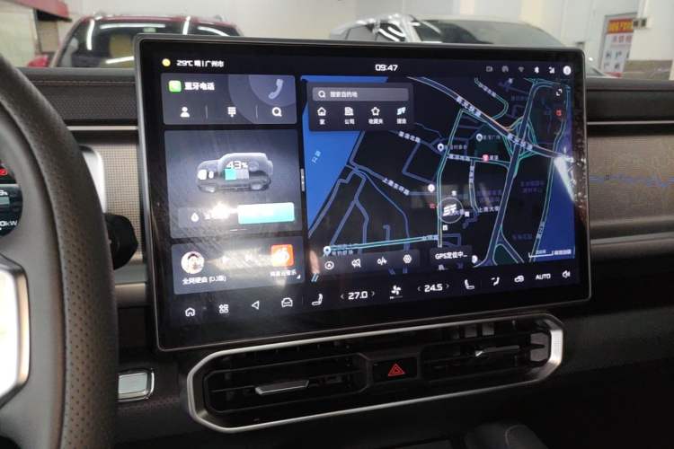 Used JETOUR Shanhai Traveler C-DM 2024 C-DM 129KM Linye Edition Audio And AC Panel
