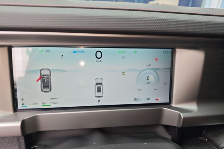 Used JETOUR Shanhai Traveler C-DM 2024 C-DM 208KM Mountain & Wilderness Edition Instrument Cluster