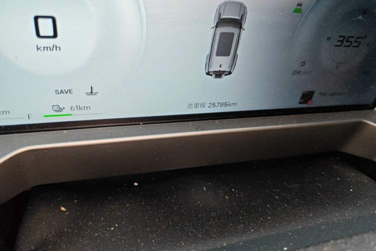 Used JETOUR Shanhai Traveler C-DM 2024 C-DM 129KM Wilderness Edition Odometer Close Up