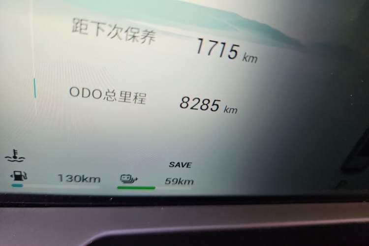 Used JETOUR Shanhai Traveler C-DM 2024 C-DM 129KM Linye Edition Odometer Close Up