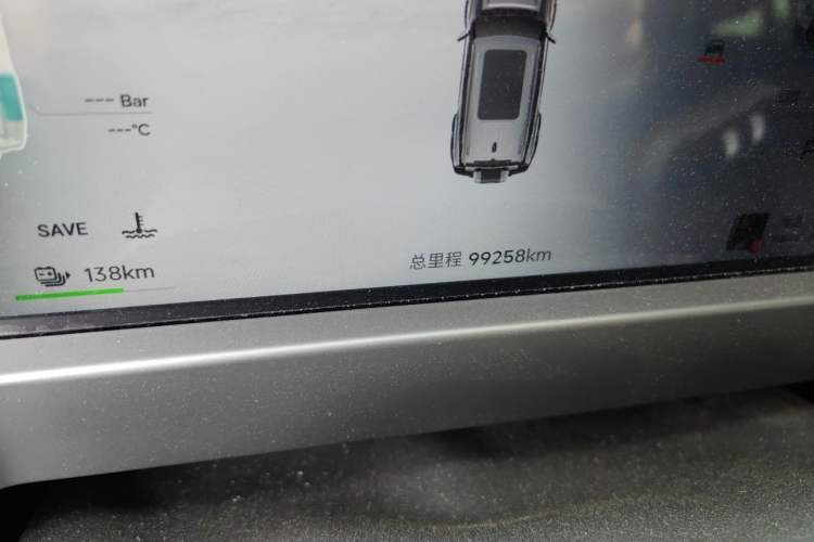 Used JETOUR Shanhai Traveler C-DM 2024 C-DM 208KM Mountain & Wilderness Edition Odometer Close Up