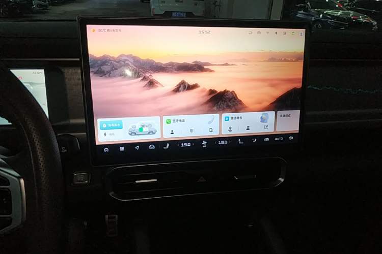 Used JETOUR Shanhai Traveler C-DM 2024 C-DM 208KM Mountain & Wilderness Edition Audio And AC Panel