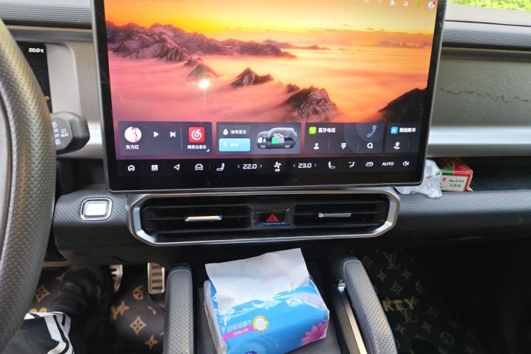 Used JETOUR Shanhai Traveler C-DM 2024 C-DM 208KM Mountain & Wilderness Edition Audio And AC Panel