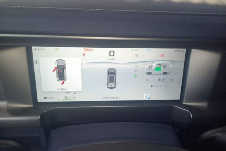 Used JETOUR Shanhai Traveler C-DM 2024 C-DM 208KM Mountain & Wilderness Edition Instrument Cluster