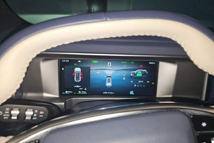 Used JETOUR Shanhai Traveler C-DM 2024 C-DM 208KM Mountain & Wilderness Edition Instrument Cluster