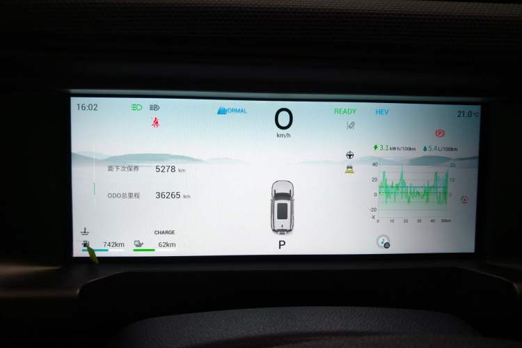 Used JETOUR Shanhai Traveler C-DM 2024 C-DM 129KM Linye Edition Instrument Cluster