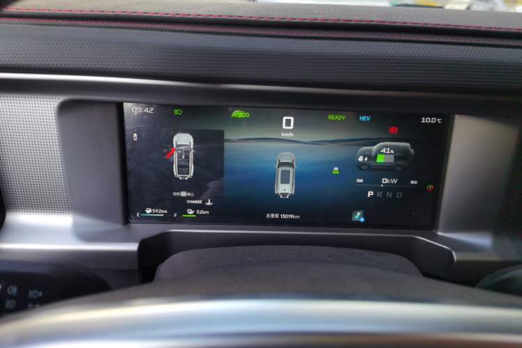 Used JETOUR Shanhai Traveler C-DM 2024 C-DM 129KM Linye Edition Instrument Cluster