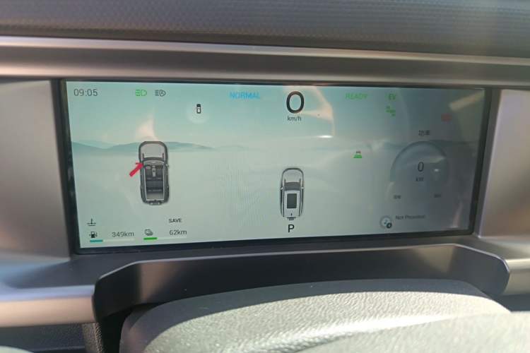Used JETOUR Shanhai Traveler C-DM 2024 C-DM 208KM Mountain & Wilderness Edition Instrument Cluster