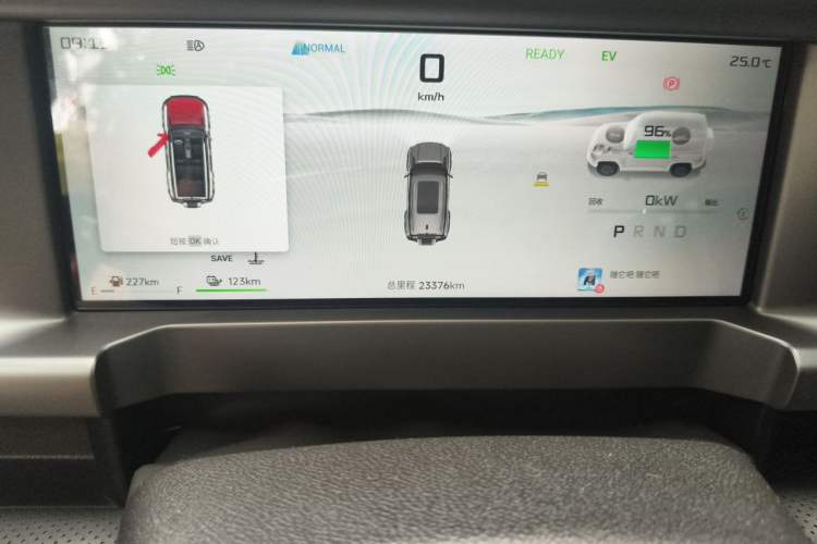 Used JETOUR Shanhai Traveler C-DM 2024 C-DM 129KM Linye Edition Odometer Close Up