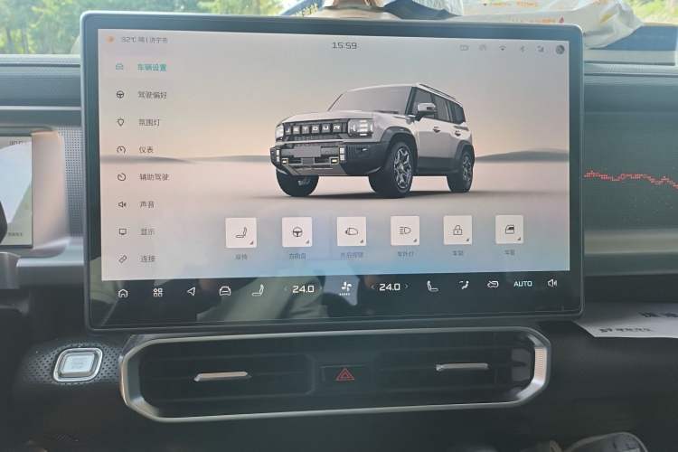 Used JETOUR Shanhai Traveler C-DM 2024 C-DM 129KM Linye Edition Audio And AC Panel