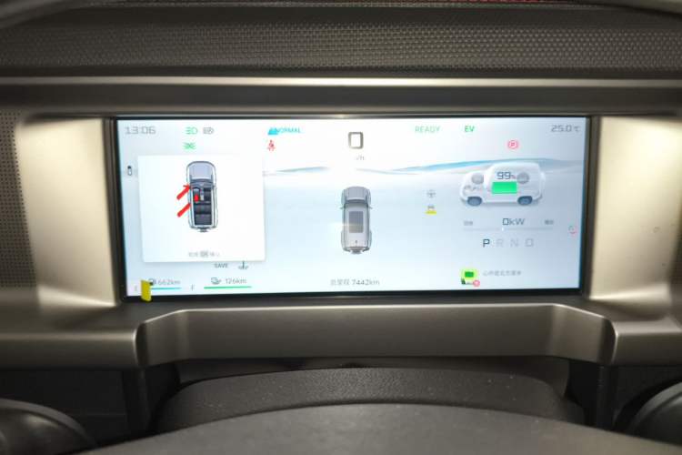 Used JETOUR Shanhai Traveler C-DM 2024 C-DM 129KM Linye Edition Instrument Cluster