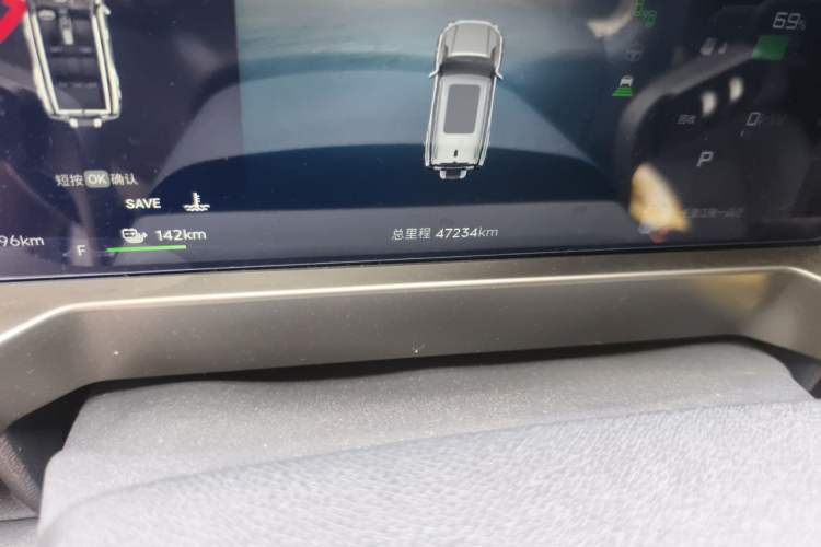 Used JETOUR Shanhai Traveler C-DM 2024 C-DM 208KM Mountain & Wilderness Edition Odometer Close Up