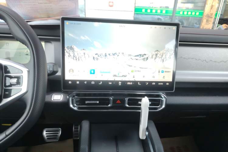 Used JETOUR Shanhai Traveler C-DM 2025 120km Discovery Extended Version 7 Seats Audio And AC Panel