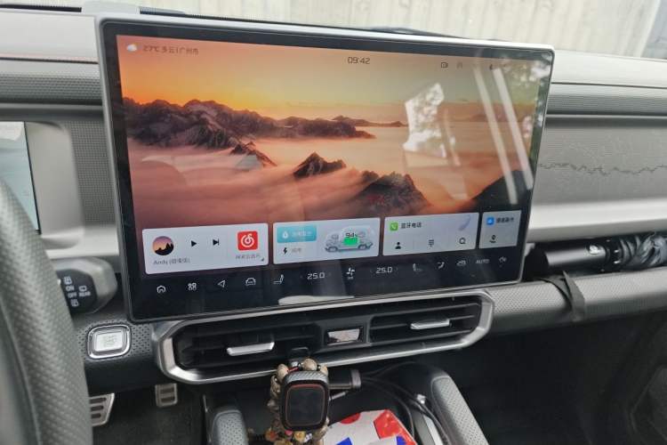 Used JETOUR Shanhai Traveler C-DM 2025 C-DM 206KM All-Wheel-Drive Wilderness Edition Audio And AC Panel