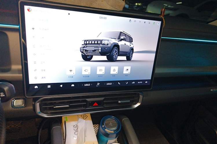 Used JETOUR Traveler 2023 1.5T Two-Wheel Drive Discovery PRO Audio And AC Panel