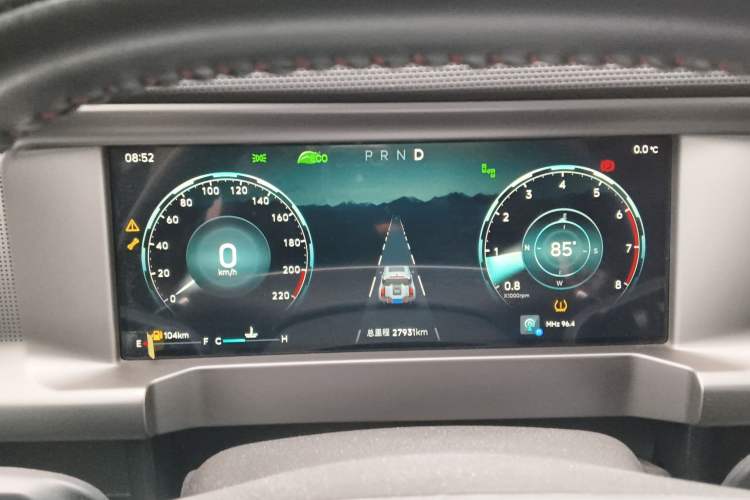 Used JETOUR Traveler 2023 1.5T Two-Wheel Drive Discovery PRO Instrument Cluster