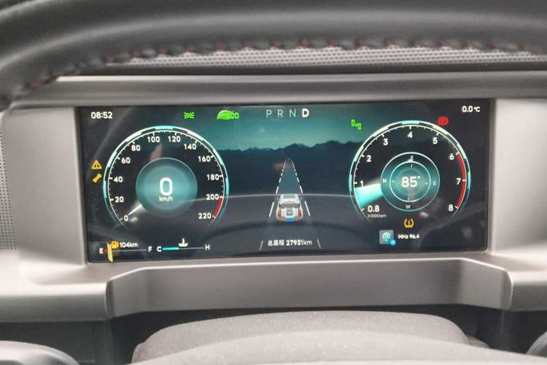 Used JETOUR Traveler 2023 1.5T Two-Wheel Drive Discovery PRO Instrument Cluster