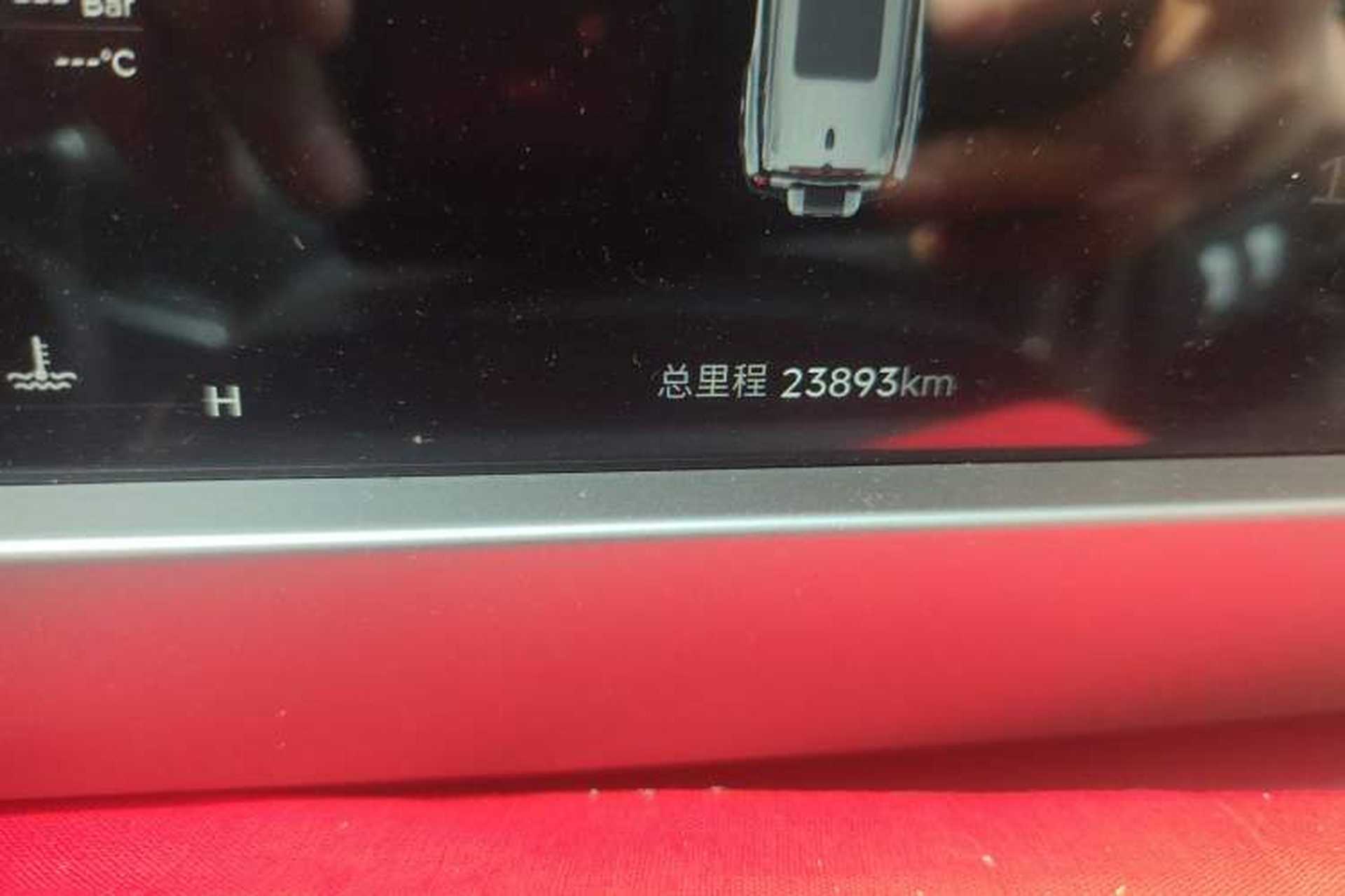 Used JETOUR Traveler 2023 1.5T Two-Wheel Drive Discovery PRO Odometer Close Up