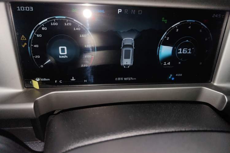 Used JETOUR Traveler 2023 1.5T Two-Wheel Drive Discovery PRO Odometer Close Up