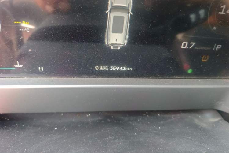 Used JETOUR Traveler 2023 1.5T Two-Wheel Drive Discovery PRO Odometer Close Up
