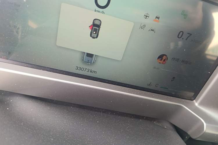 Used JETOUR Traveler 2023 2.0T Four-Wheel Drive Conqueror Odometer Close Up