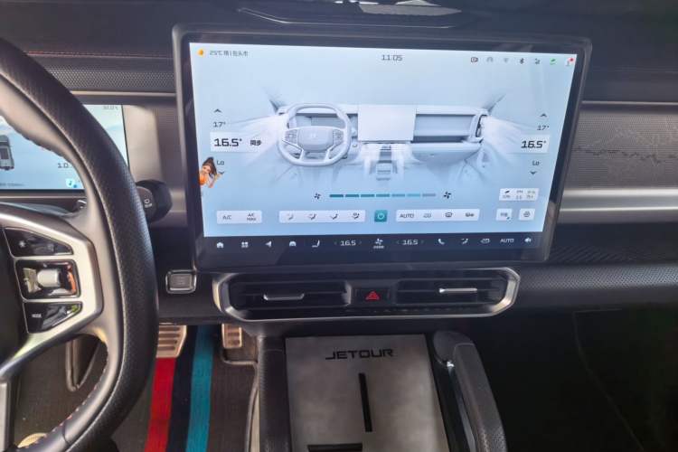 Used JETOUR Traveler 2023 2.0T All-Wheel-Drive CrossPRO Audio And AC Panel
