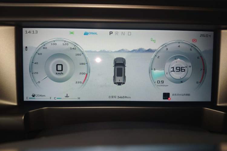 Used JETOUR Traveler 2023 1.5T Two-Wheel Drive Discovery PRO Instrument Cluster
