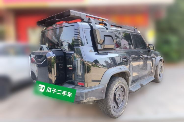 Used JETOUR Traveler 2024 2.0T All-Wheel-Drive Silver Dragon Wings Rear Right 45 Deg