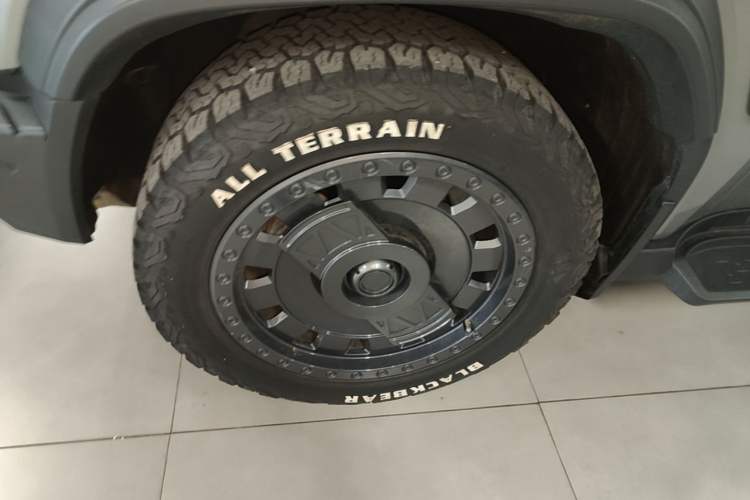 Used JETOUR Traveler 2024 2.0T All-Wheel-Drive Silver Dragon Wings Left Front Wheel Hub