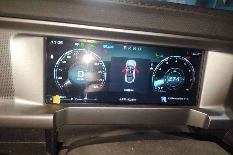 Used JETOUR Traveler 2024 2.0T All-Wheel-Drive CrossPRO Entertainment Edition Instrument Cluster