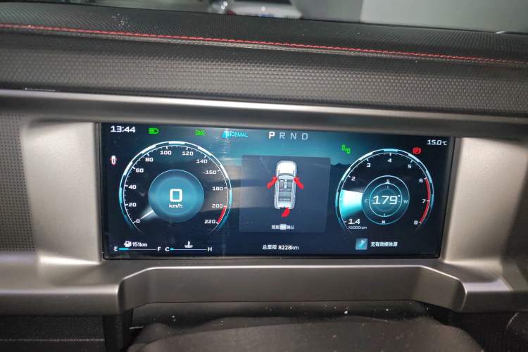Used JETOUR Traveler 2025 Model—1.5TD DCT Exploration + Smooth Driving Edition Instrument Cluster