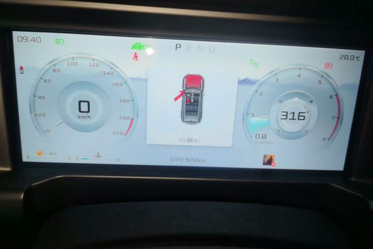Used JETOUR Traveler 2025 1.5TD DCT Two-Wheel Drive Exploration+ Instrument Cluster