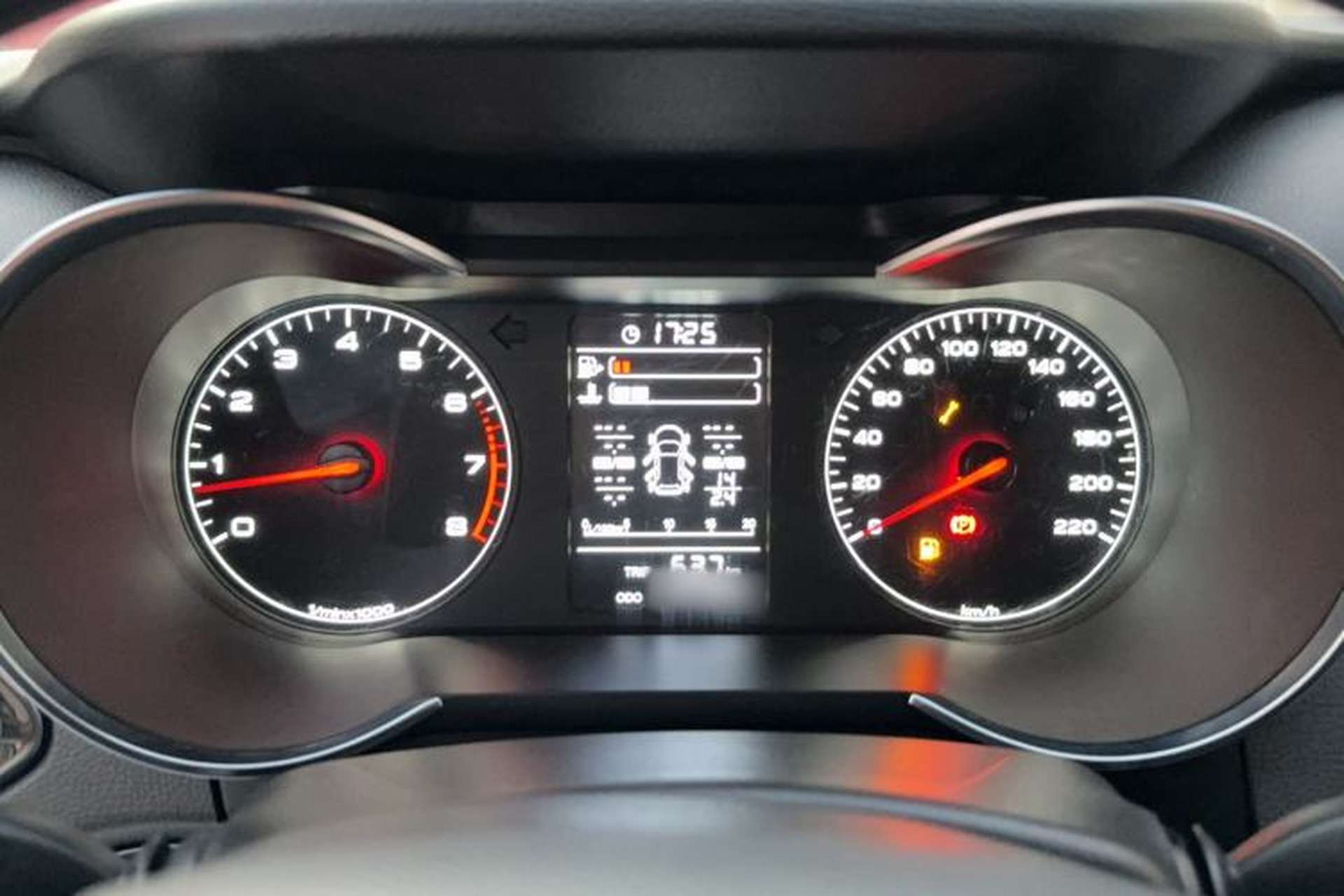 Used JETOUR X70 2018 1.5T Manual Comfort Edition Instrument Cluster