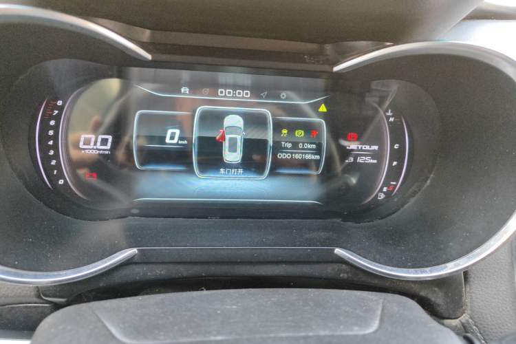 Used JETOUR X70 2018 1.5T Manual Enjoyment Edition Odometer Close Up