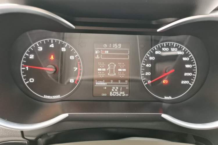 Used JETOUR X70 2018 1.5T Manual Comfort Edition Instrument Cluster