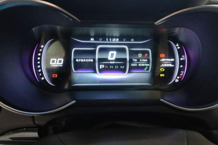 Used JETOUR X70 2018 1.5T Automatic YueXing Edition Odometer Close Up