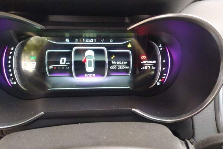 Used JETOUR X70 2018 1.5T Automatic YueXing Edition Odometer Close Up