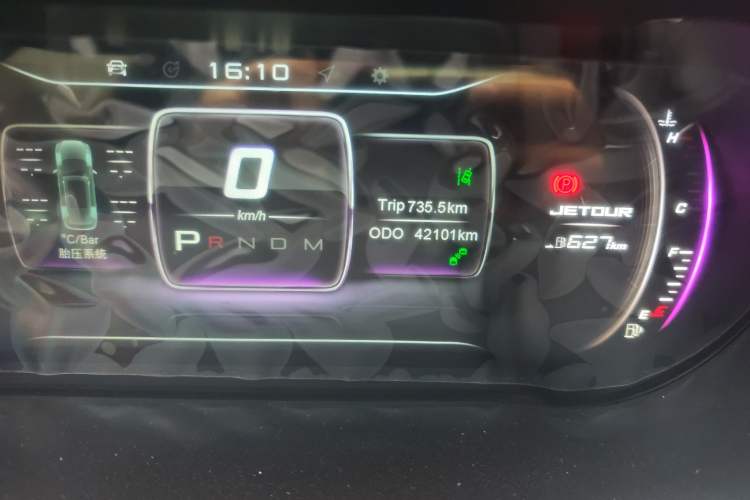 Used JETOUR X70 2018 1.5T Automatic YueXing Edition Odometer Close Up