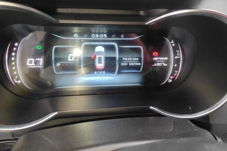 Used JETOUR X70 2018 1.5T Automatic YueXing Edition Odometer Close Up