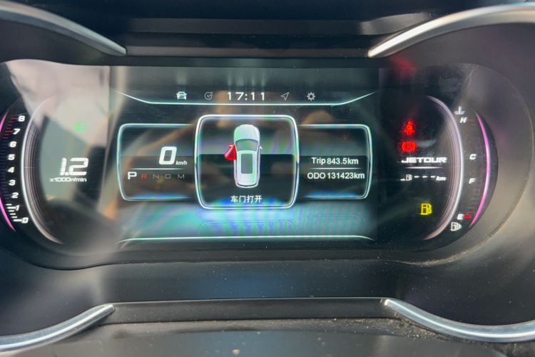 Used JETOUR X70 2018 1.5T Automatic YueXing Edition Odometer Close Up