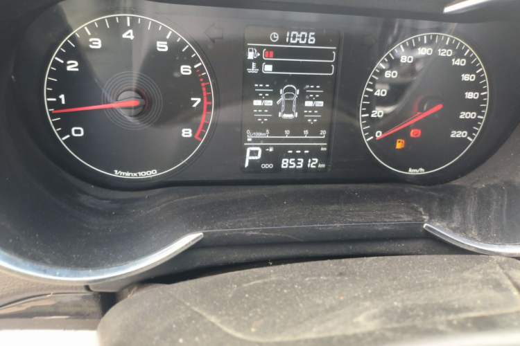 Used JETOUR X70 2018 1.5T Automatic Comfort Edition Odometer Close Up