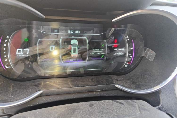 Used JETOUR X70 2018 1.5T Manual Enjoyment Edition Odometer Close Up