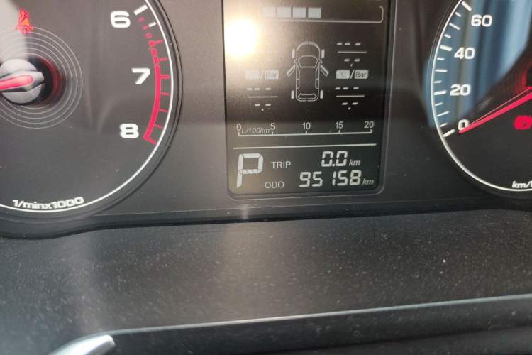 Used JETOUR X70 2018 1.5T Automatic Comfort Edition Odometer Close Up