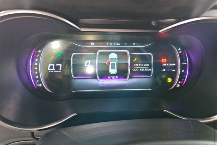 Used JETOUR X70 2018 1.5T Manual Enjoyment Edition Odometer Close Up