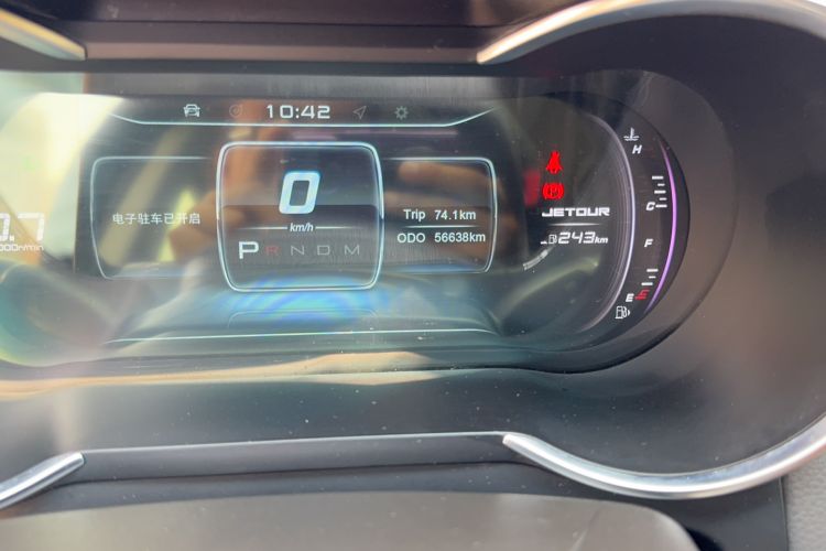 Used JETOUR X70 2018 1.5T Automatic Luxury Edition Odometer Close Up