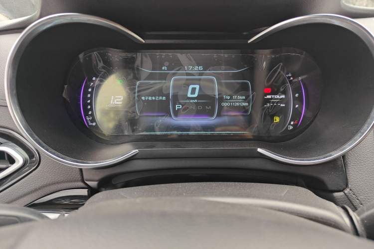 Used JETOUR X70 2018 1.5T Automatic Luxury Edition Odometer Close Up