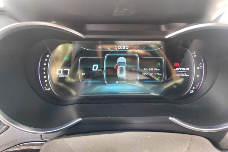 Used JETOUR X70  Odometer Close Up